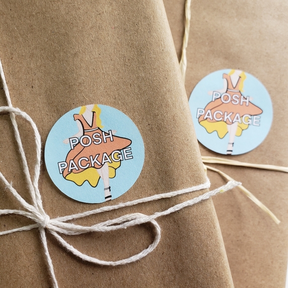 Poshmark Posh Package Thank You Packaging Stickers - Picture 3 of 8